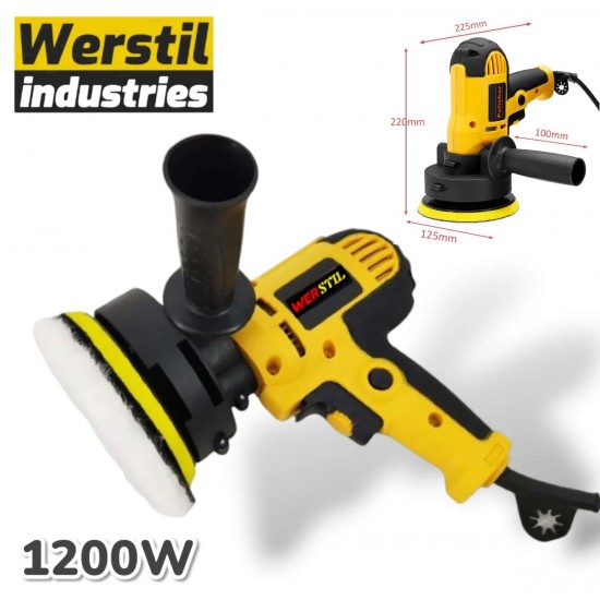 Машина за Полиране 1200W WERSTIL Полирмашина 125мм Машина за Полиране 1200W WERSTIL Полирмашина 125мм