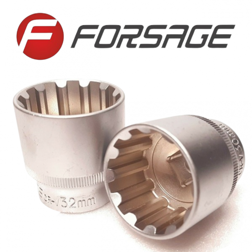 Вложки к-т 1/2 SPLINE 12-стенни Forsage F-4194-9 Вложки к-т 1/2 SPLINE 12-стенни Forsage F-4194-9