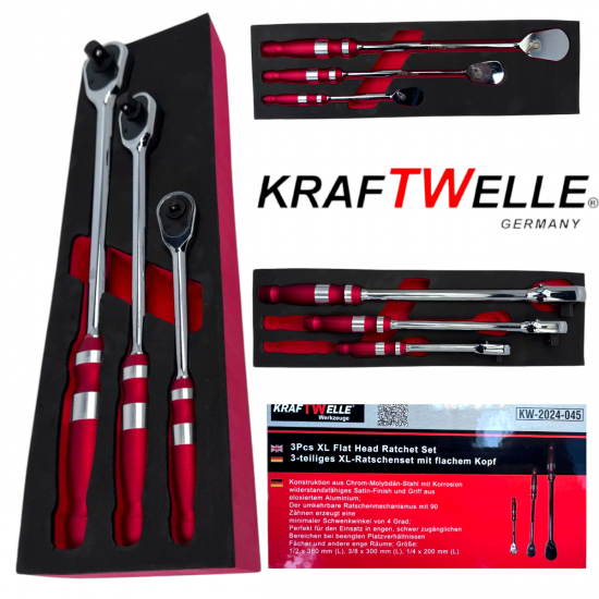 Немски Усилени Тресчотки Удължени XL 1/4 Немски Усилени Тресчотки Удължени XL 1/4