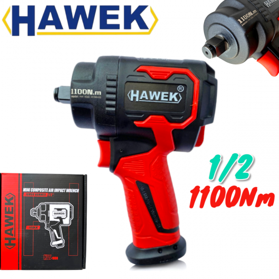 Пневматичен Ударен Гайковерт Мини 1/2 110Nm пневматичен HW1060