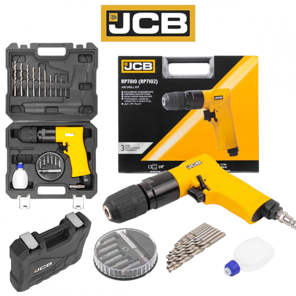 Пневматична Бормашина JCB RP7810 10мм 1/4 Пневматична Бормашина JCB RP7810 10мм 1/4