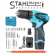 Акумулаторен Двускоростен Винтоверт STAHL MAYER 24V + Накрайници Акумулаторен Двускоростен Винтоверт STAHL MAYER 24V + Накрайници