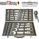 Звездогаечни Чупещи Ключове Тресчотни Комплект 6-32мм 22 части в Метален Куфар KRAFTROYAL Звездогаечни Чупещи Ключове Тресчотни Комплект 6-32мм 22 части в Метален Куфар KRAFTROYAL