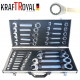 Звездогаечни Ключове Прави Тресчотни 6-32мм Тресчотка Комплект 22 части в метален куфар KRAFTROYAL Звездогаечни Ключове Прави Тресчотни 6-32мм Тресчотка Комплект 22 части в метален куфар KRAFTROYAL