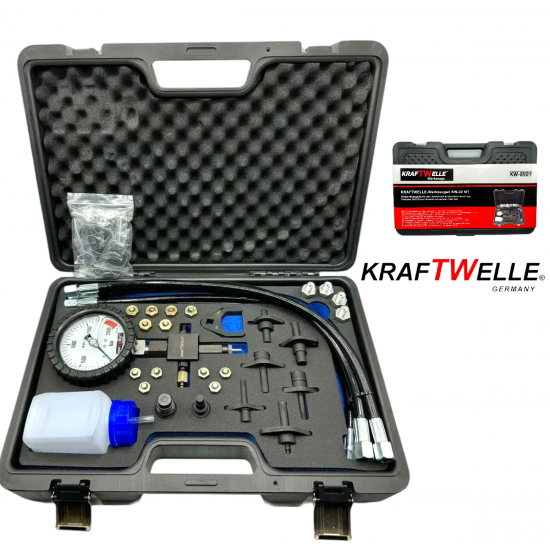 Немски Професионален Тестер за Високо Налягане Common Rail KRAFTWELLE KW-8901