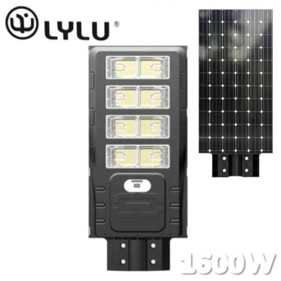 Улична Соларна LED Лампа 1600W LYLU Прожектор 8 секции Улична Соларна LED Лампа 1600W LYLU Прожектор 8 секции