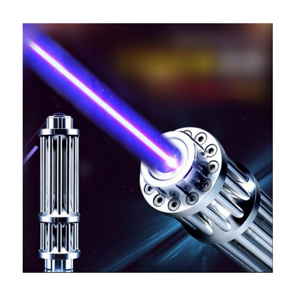 Акумулаторен Супер мощен мощен син лазер Акумулаторен Супер мощен мощен син лазер