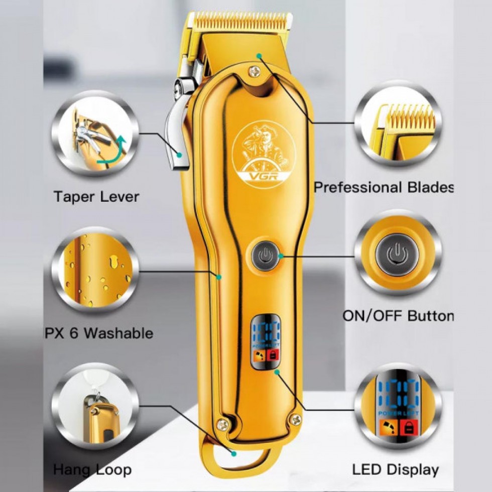 Машинка за Подстригване VGR V-650 Машина за Подстригване на Коса Машинка за Подстригване VGR V-650 Машина за Подстригване на Коса
