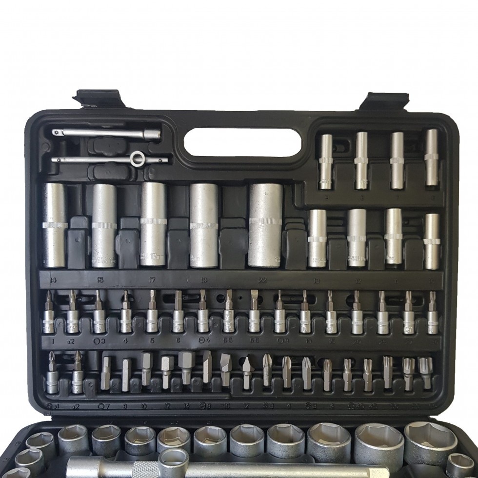 Гедоре 108 части STAHLМAYER Комплект Инструменти с тресчотки 1/2 1/4 Гедоре 108 части STAHLМAYER Комплект Инструменти с тресчотки 1/2 1/4