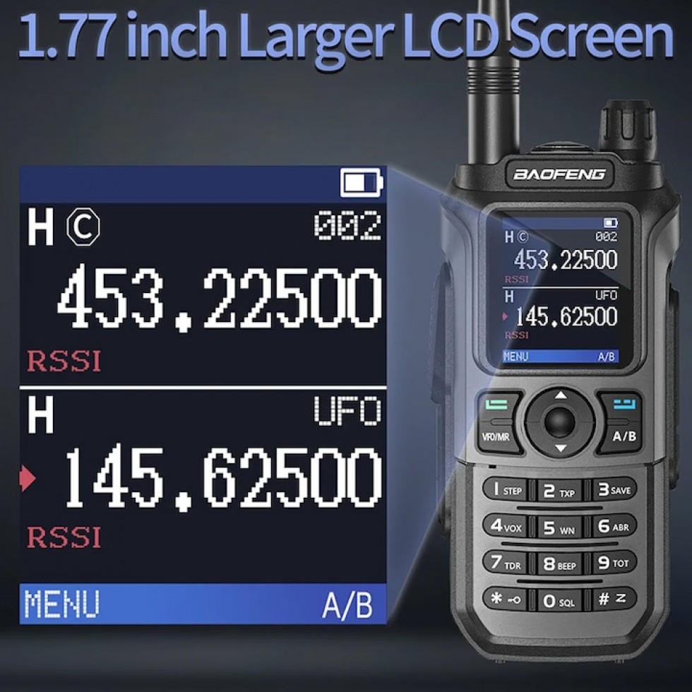 Радиостанция Преносима BAOFENG UV-21 PRO V2 Тричестотна Лента Безжично Съпоставяне на Честотите USB C зареждане FM радио Радиостанция Преносима BAOFENG UV-21 PRO V2 Тричестотна Лента Безжично Съпоставяне на Честотите USB C зареждане FM радио