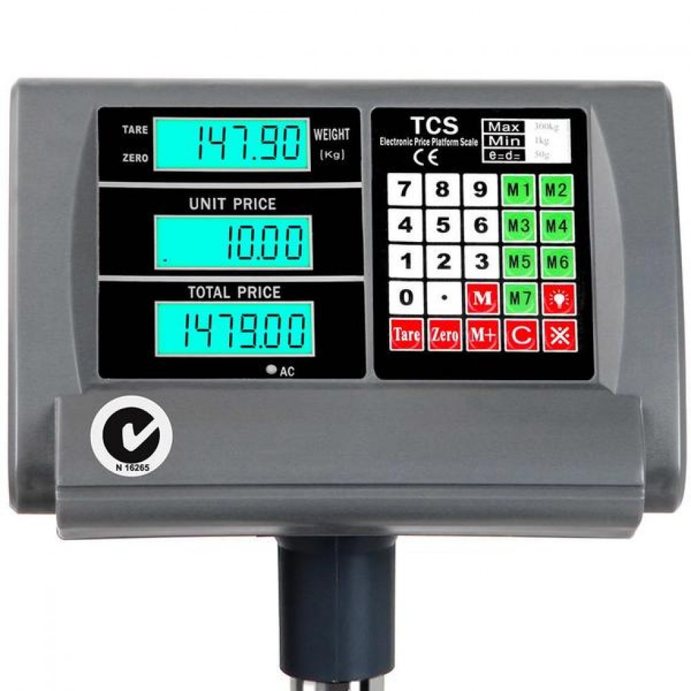 Платформен електронен кантар 150кг, везна с дисплей Платформен електронен кантар 150кг, везна с дисплей