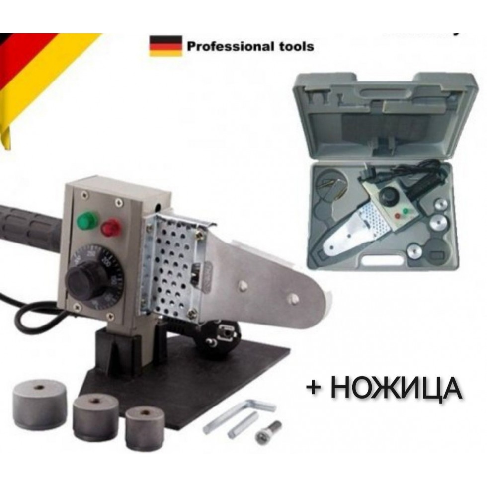 Лепачка за ППР Тръби Kraft Royal - Поялник за PVC Ф20-32мм + Ножица Лепачка за ППР Тръби Kraft Royal - Поялник за PVC Ф20-32мм + Ножица