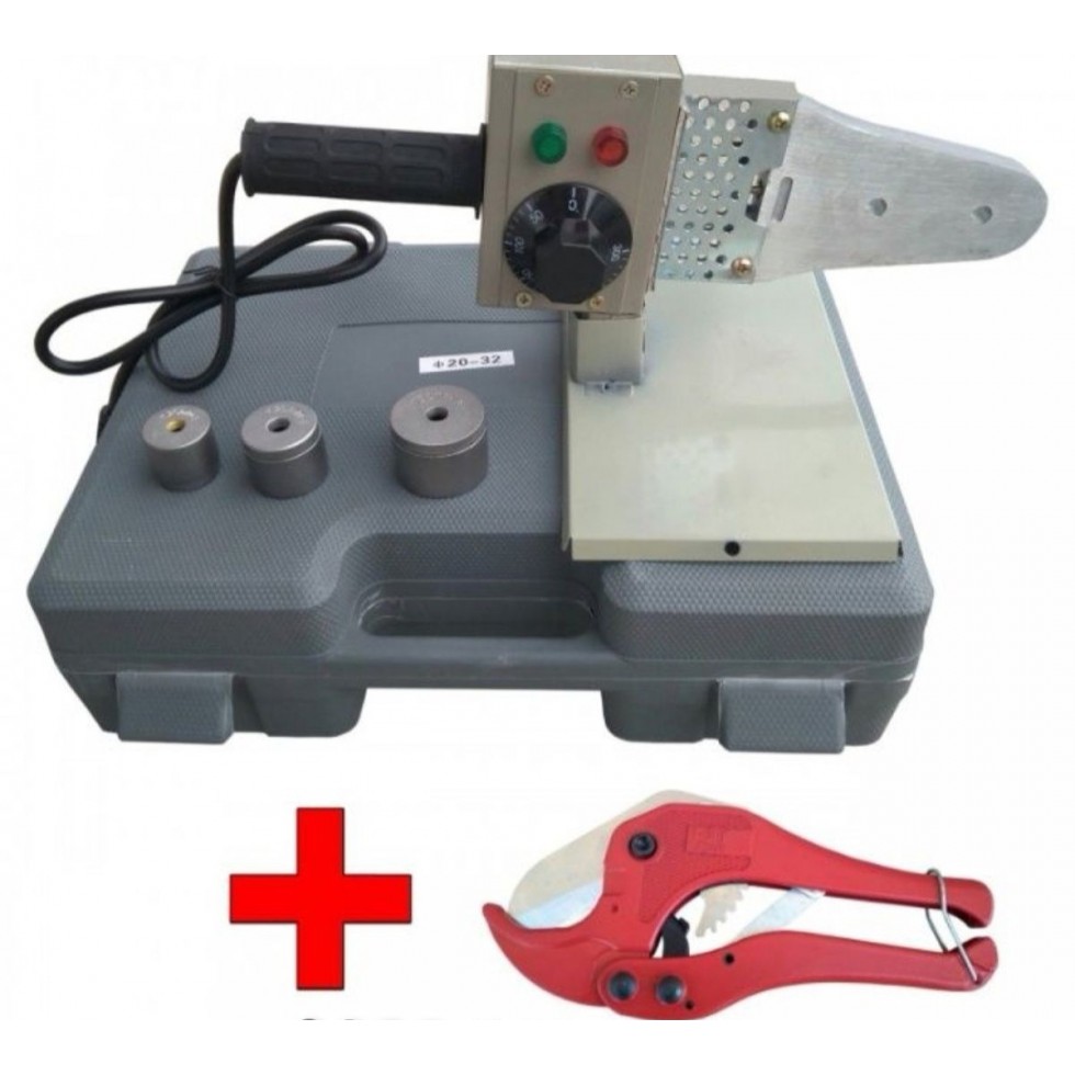 Лепачка за ППР Тръби Kraft Royal - Поялник за PVC Ф20-32мм + Ножица Лепачка за ППР Тръби Kraft Royal - Поялник за PVC Ф20-32мм + Ножица