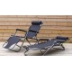 Метален Сгъваем Усилен Шезлонг с подлакътник и възглавница Черен или Сив Метален Сгъваем Усилен Шезлонг с подлакътник и възглавница Черен или Сив