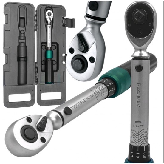 Ключ Динамометричен 1/4“ 1-25NM RockForc RF-6472285 с бърза фиксация