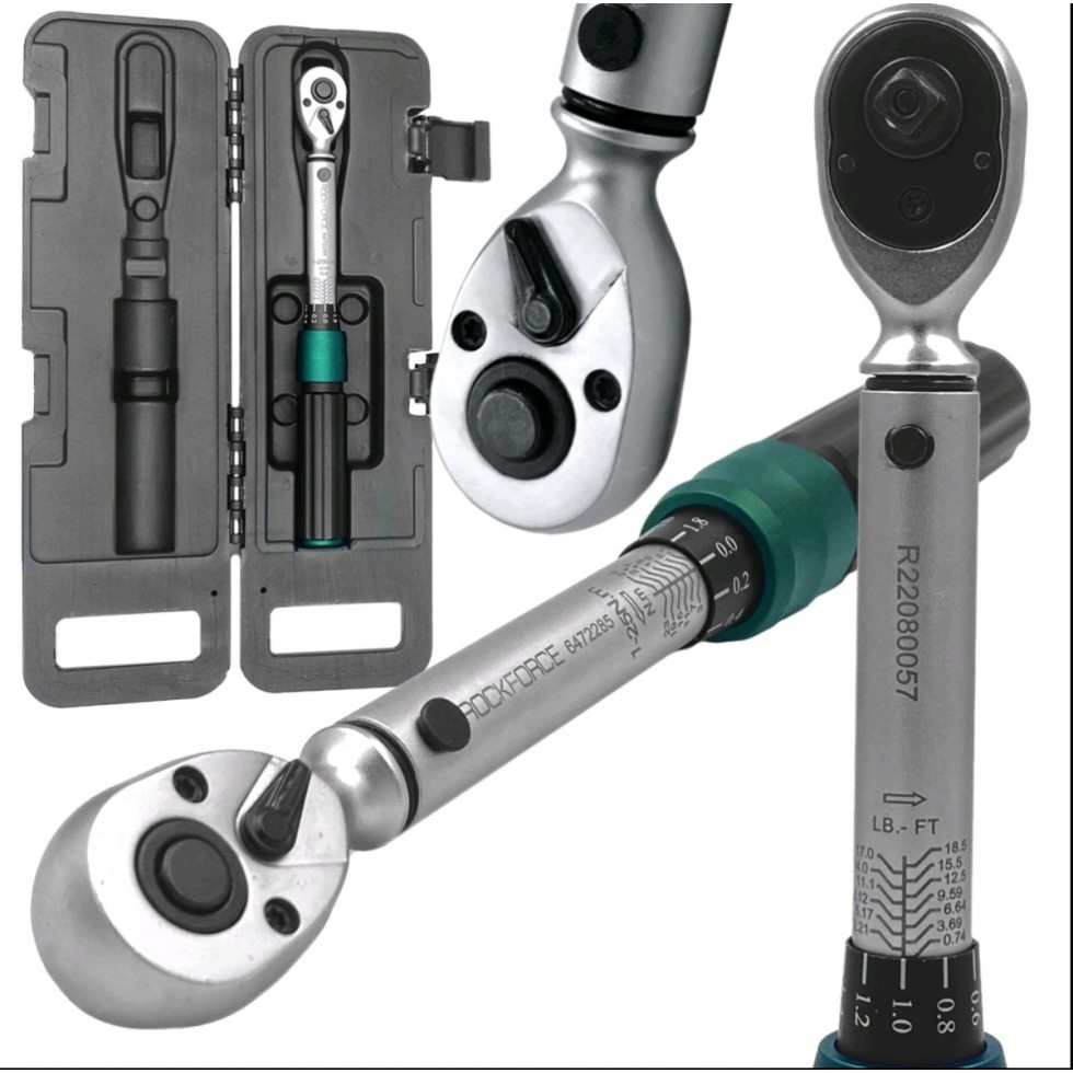 Ключ Динамометричен 1/4“ 1-25NM RockForc RF-6472285 с бърза фиксация Ключ Динамометричен 1/4“ 1-25NM RockForc RF-6472285 с бърза фиксация