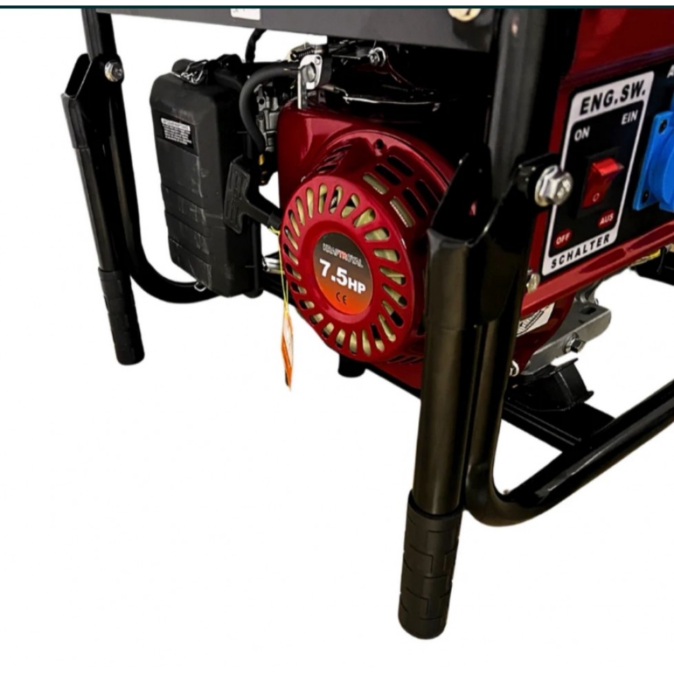 Генератор за Ток 4.5кW KRAFT ROYAL Четиритактов Агрегат Монофазен с Колела Генератор за Ток 4.5кW KRAFT ROYAL Четиритактов Агрегат Монофазен с Колела