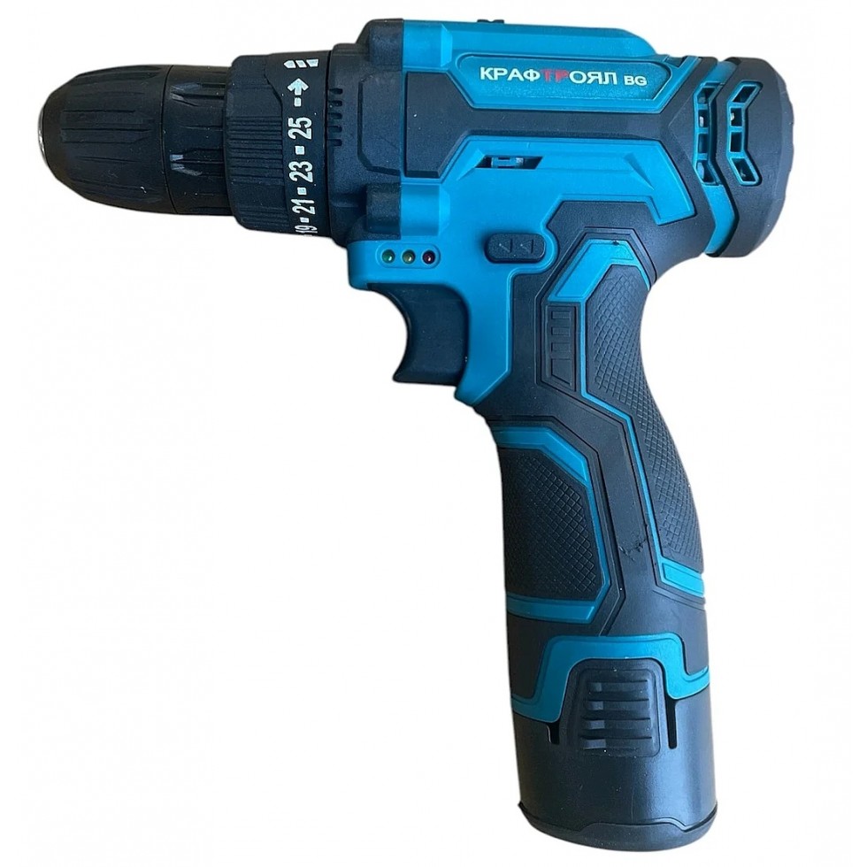 Акумулаторен Винтоверт KRAFTROYAL Двускоростен Безжична Бормашина 24V 5,0AH + Накрайници 2 броя батерии и зарядно в куфар Акумулаторен Винтоверт KRAFTROYAL Двускоростен Безжична Бормашина 24V 5,0AH + Накрайници 2 броя батерии и зарядно в куфар