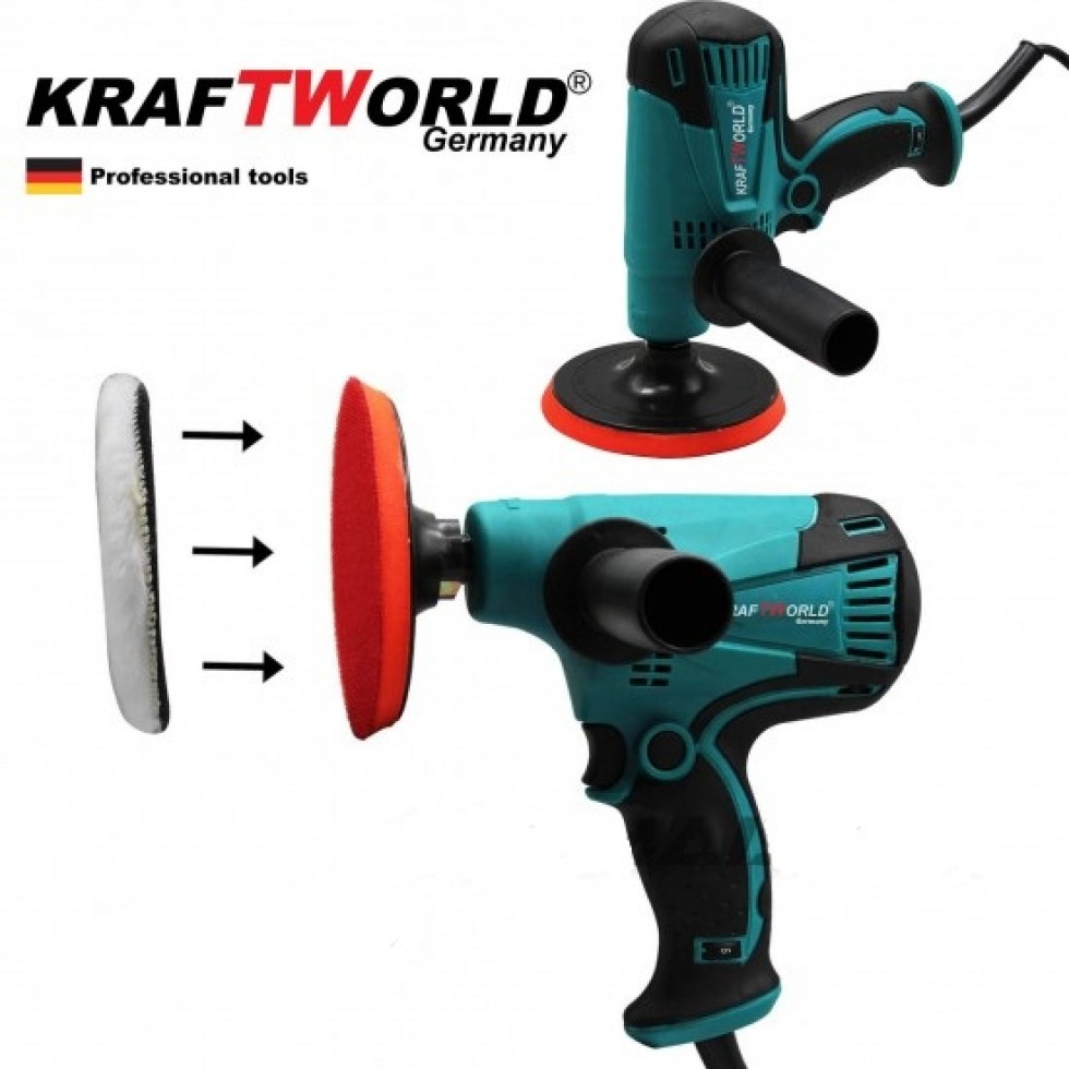 Машина за полиране KRAFT 1200W Полирмашина Машина за полиране KRAFT 1200W Полирмашина