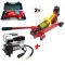 Компресор за Гуми Въздух 150W + Крик тип крокодил 2 тона 135-320мм ПРОМО КОМПЛЕКТ
