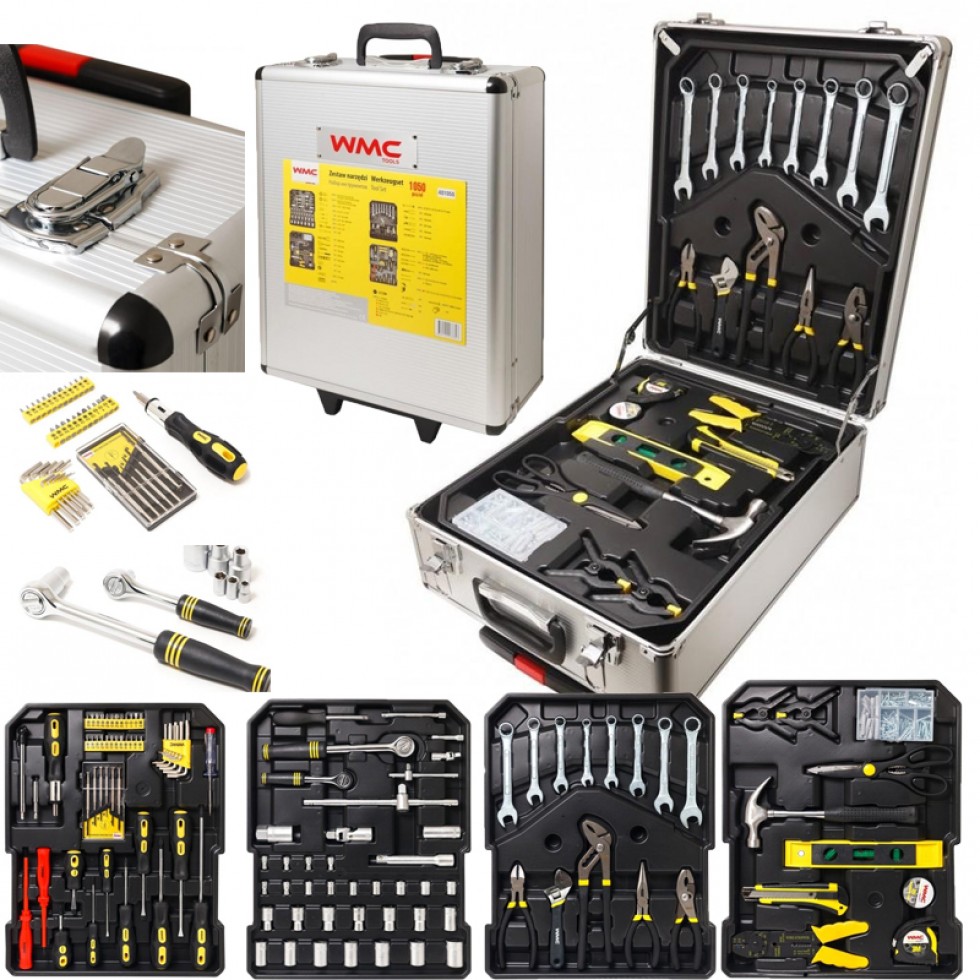 Комплект Куфар с Инструменти 1050 части - Professional Line WMC Комплект Куфар с Инструменти 1050 части - Professional Line WMC