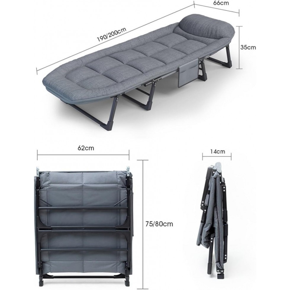Сгъваемо Походно Легло Тип Шезлонг FORSAGE Сгъваемо Походно Легло Тип Шезлонг FORSAGE