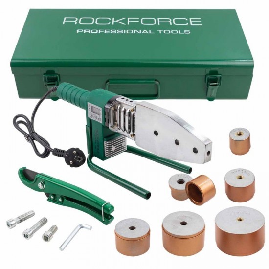 Поялник за Полипропилен ROCKFORCE 1000W 20-63мм Лепачка ППР Тръби