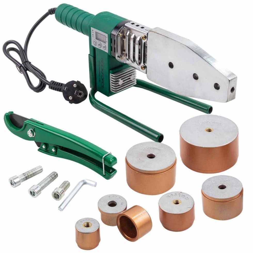 Поялник за Полипропилен ROCKFORCE 1000W 20-63мм Лепачка ППР Тръби Поялник за Полипропилен ROCKFORCE 1000W 20-63мм Лепачка ППР Тръби