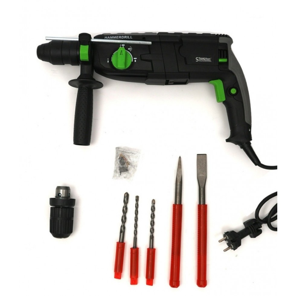Пробивна Бормашина Перфоратор STAHLMAYER 1600W + Бъркалка за Бетон 2400W HAWEK Строителен Миксер за Цимент Лепило и Др Пробивна Бормашина Перфоратор STAHLMAYER 1600W + Бъркалка за Бетон 2400W HAWEK Строителен Миксер за Цимент Лепило и Др