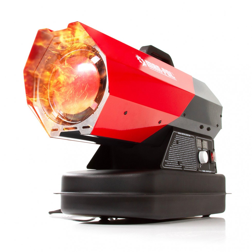 Дизелов Κалорифер MAR-POL 30 kW, 550 м³/час, 12 литра LCD дисплей термостат и регулатор Маслен Нагревател