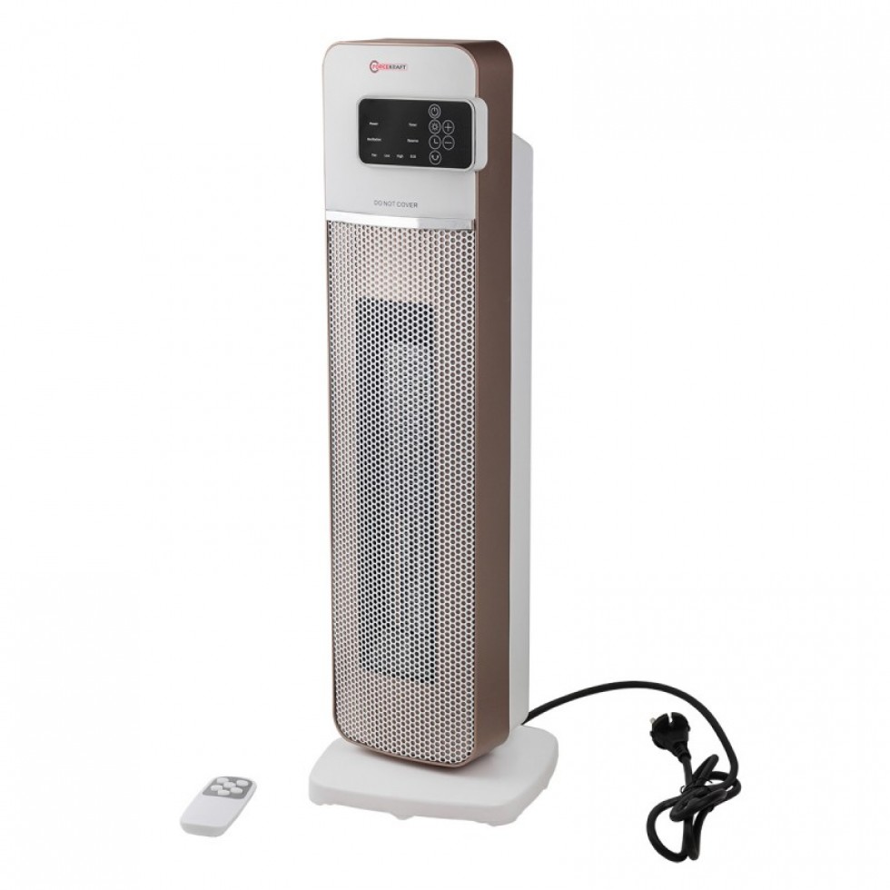 Вентилаторна Печка с Керамичен Нагревател 2000W и 2200W FORCEKRAFT с дисплей и дистанционно Вентилаторна Печка с Керамичен Нагревател 2000W и 2200W FORCEKRAFT с дисплей и дистанционно