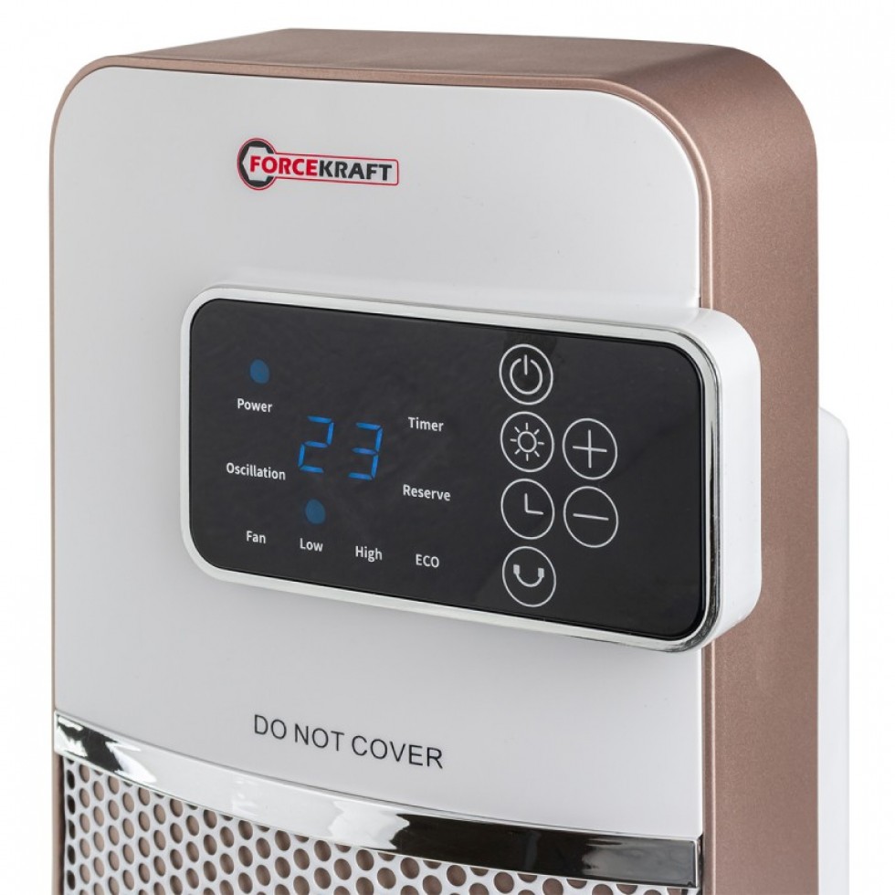 Вентилаторна Печка с Керамичен Нагревател 2000W и 2200W FORCEKRAFT с дисплей и дистанционно Вентилаторна Печка с Керамичен Нагревател 2000W и 2200W FORCEKRAFT с дисплей и дистанционно