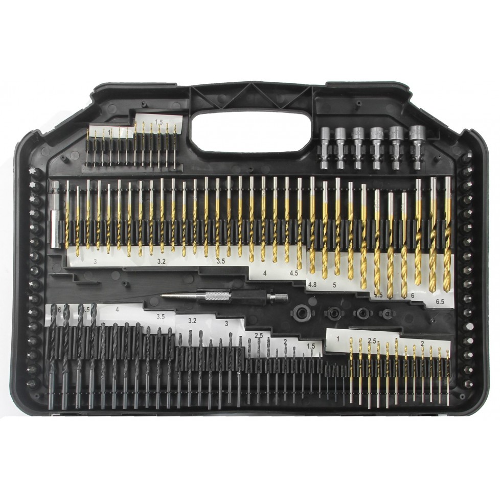 Накрайници 246 части Свредла и Битове за гедоре и винтоверт MAR-POL Накрайници 246 части Свредла и Битове за гедоре и винтоверт MAR-POL