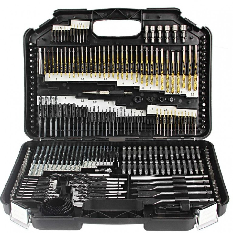 Накрайници 246 части Свредла и Битове за гедоре и винтоверт MAR-POL Накрайници 246 части Свредла и Битове за гедоре и винтоверт MAR-POL