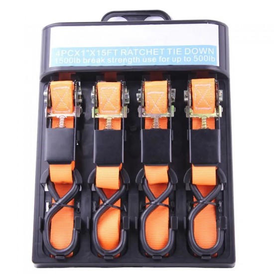 Комплект Колани с Тресчотка за укрепване на товари Дължина 4.5 метра