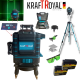 4D Лазерен Нивелир с 16 линии KRAFTROYAL 4Д със сензор индикация на батерия + тринога 4D Лазерен Нивелир с 16 линии KRAFTROYAL 4Д със сензор индикация на батерия + тринога