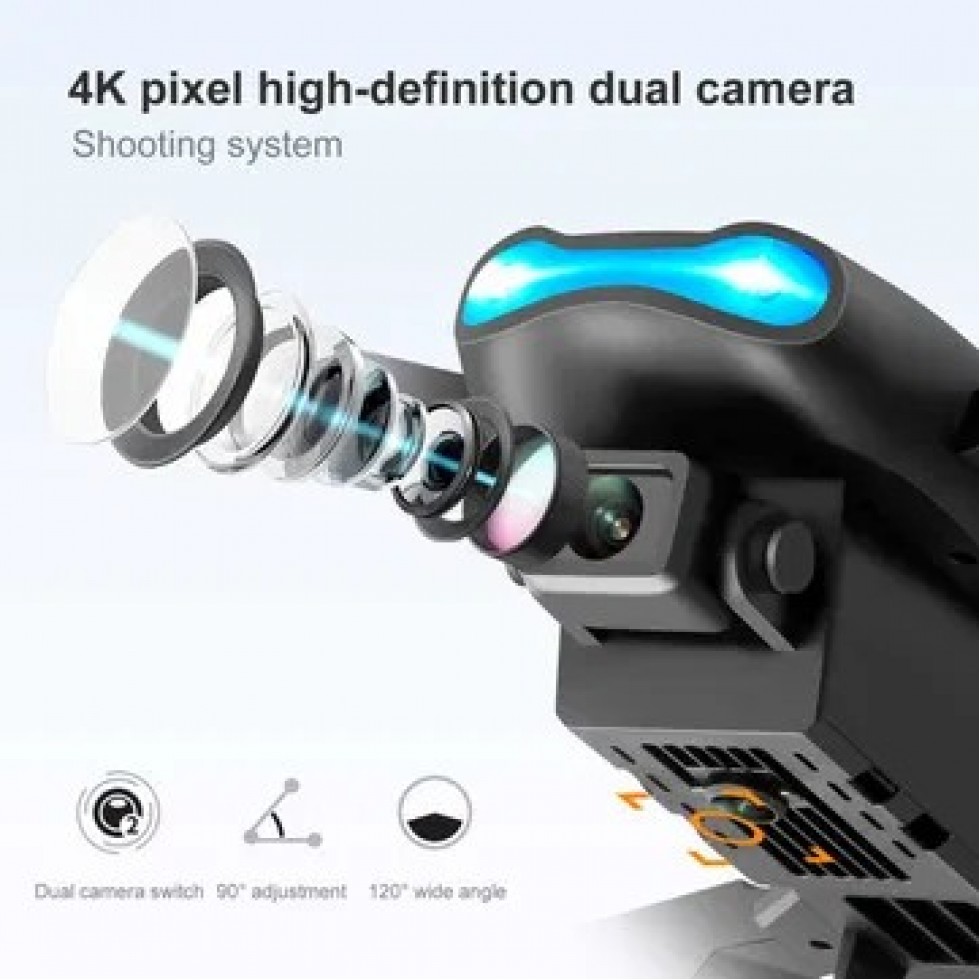 Сгъваем Дрон Е99 PRO 4К HD Камера PRO 2 камери Drone Дистанционно Управление Професионална Сгъваем Дрон Е99 PRO 4К HD Камера PRO 2 камери Drone Дистанционно Управление Професионална
