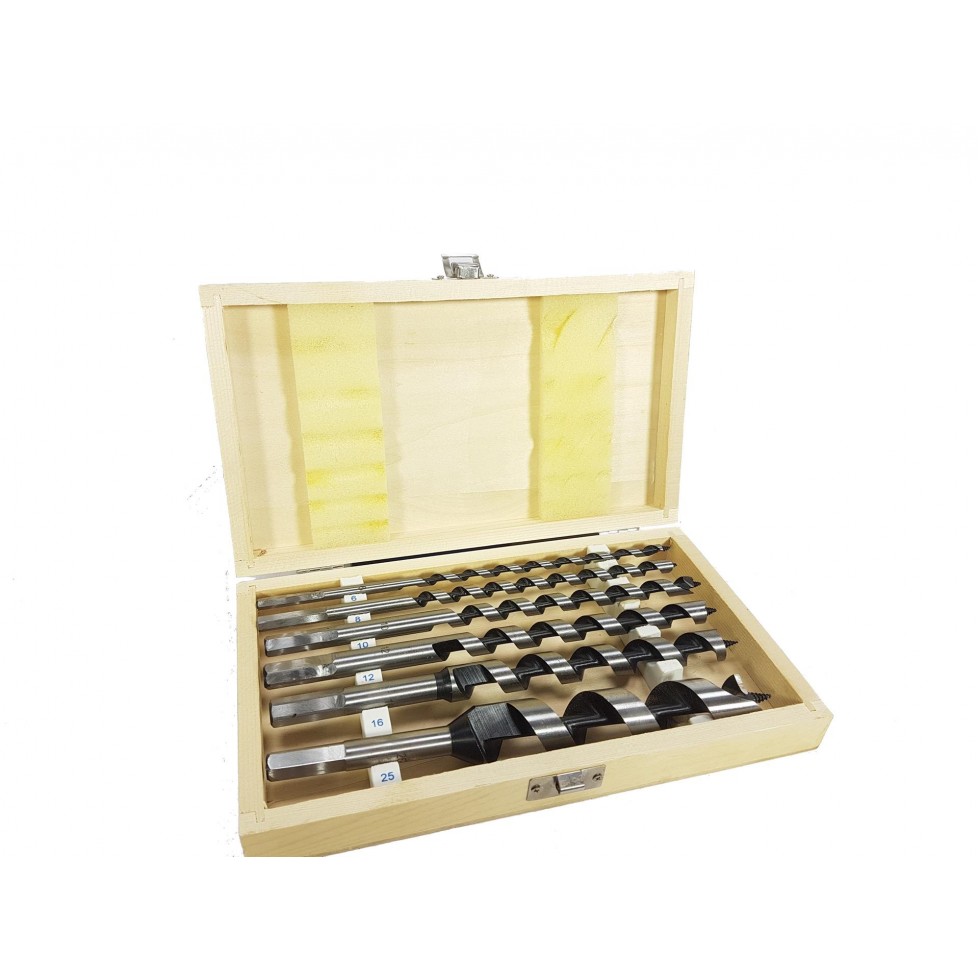 Полски Комплект Бургия за Дърво 6 части 6-25/230мм MAR-POL