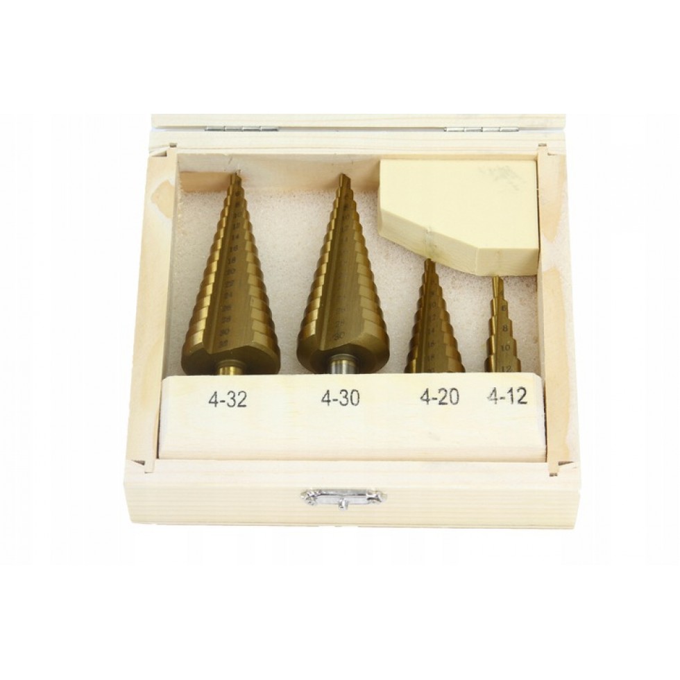 Комплект Свредла за дърво 4 броя Бурия MAR-POL Полша Комплект Свредла за дърво 4 броя Бурия MAR-POL Полша