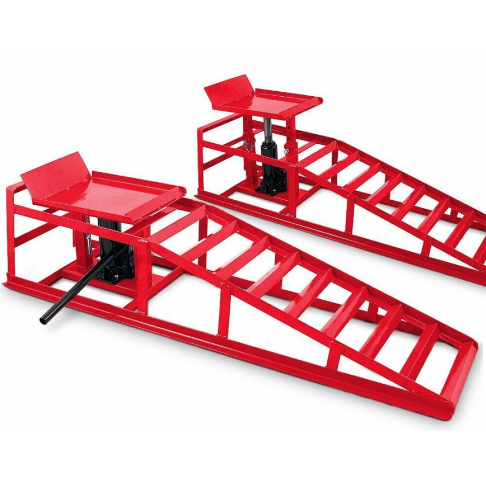 Комплект 2 Рампи за Кола 5 тона с Крик MAR-POL 113.5см Рампа Платформа Комплект 2 Рампи за Кола 5 тона с Крик MAR-POL 113.5см Рампа Платформа