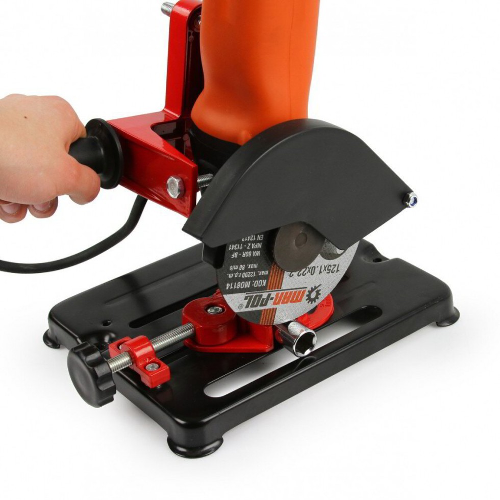 Полска Стойка за Ъглошлайф Ф 115мм и 125мм Професионална Mar-Pol Полска Стойка за Ъглошлайф Ф 115мм и 125мм Професионална Mar-Pol