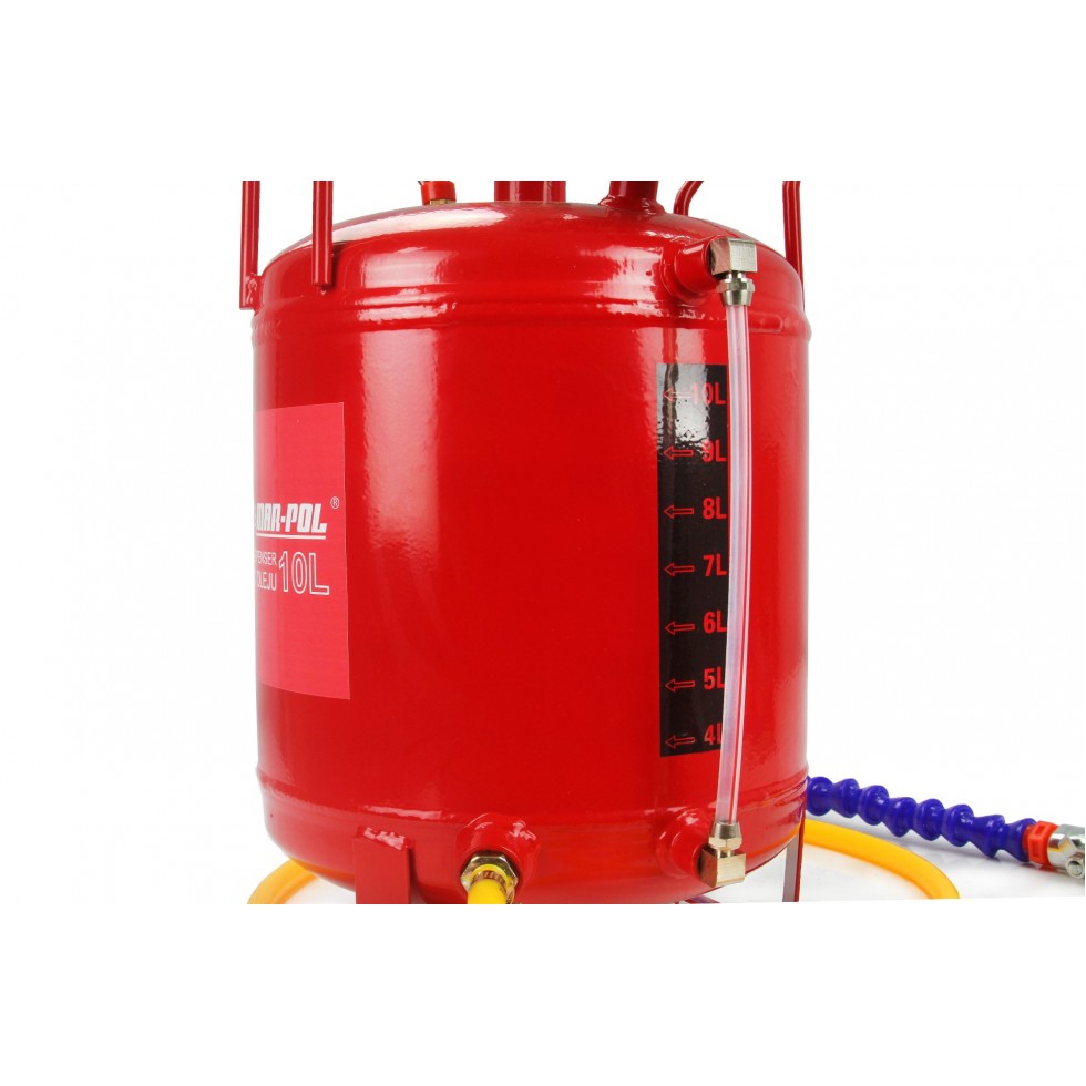 Пневматична система за пълнене (наливане) масло 10 литра Mar-Pol Пневматична система за пълнене (наливане) масло 10 литра Mar-Pol