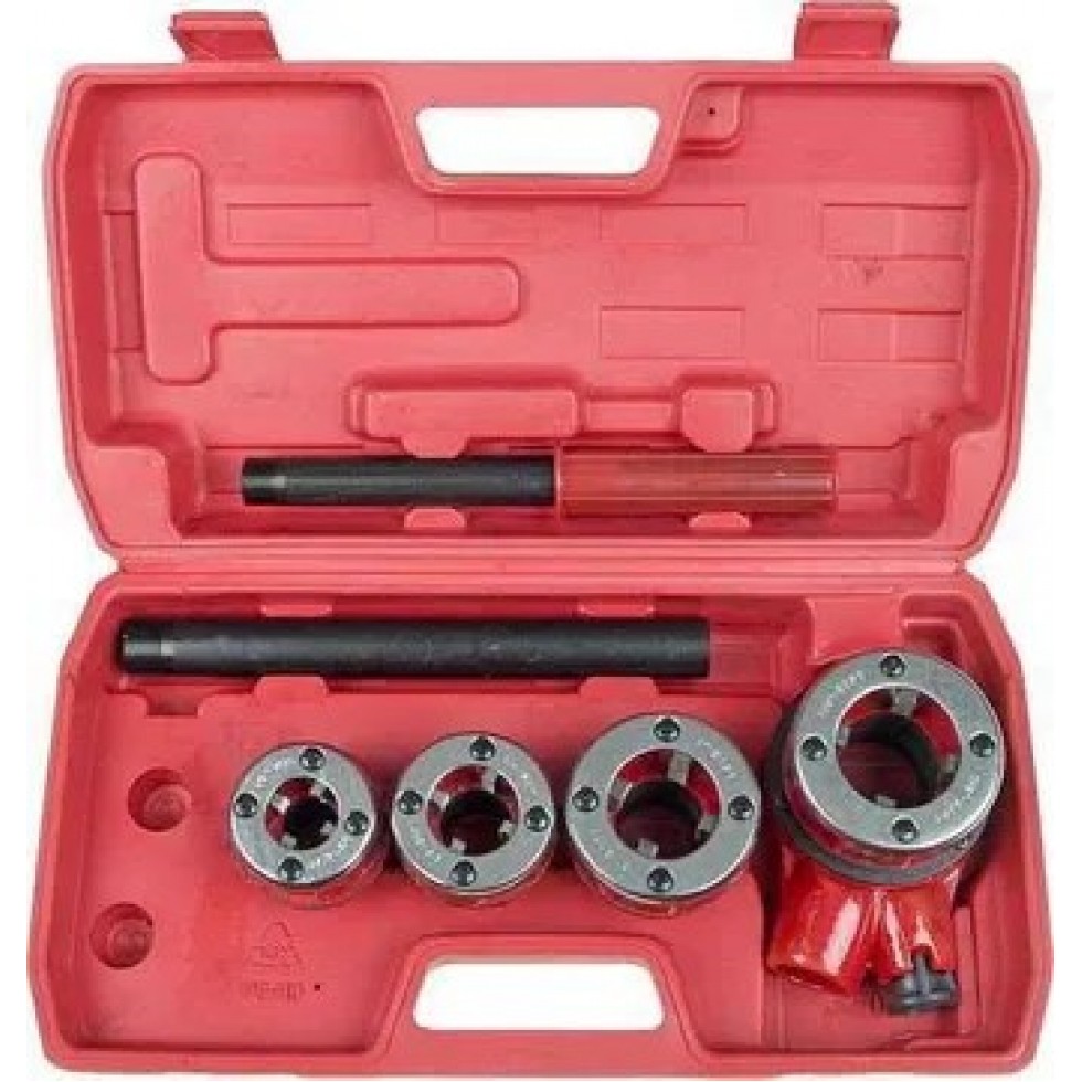 Комплект винторезка с 4 глави – 1/2″, 3/4″, 1″, 11/4″ Mar-Pol