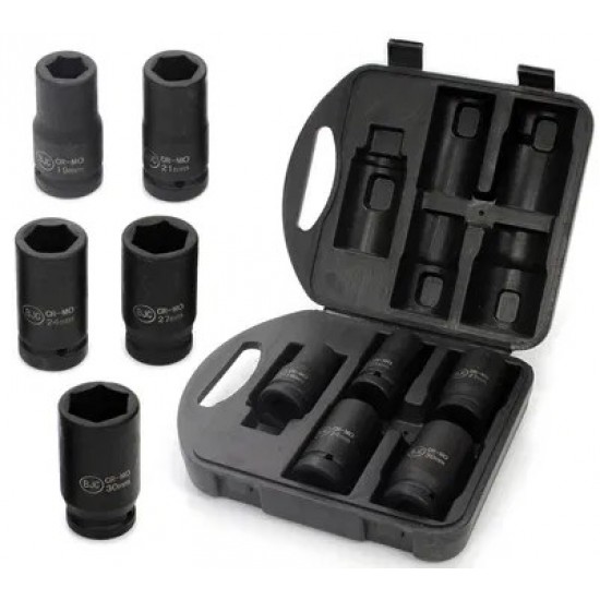 Ударни вложки 3/4 5 части комплект BJC