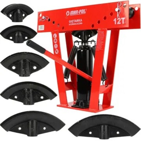 Хидравличен Тръбогиб 12 тона Mar-Pol с 6 - части накрайници Хидравличен Тръбогиб 12 тона Mar-Pol с 6 - части накрайници