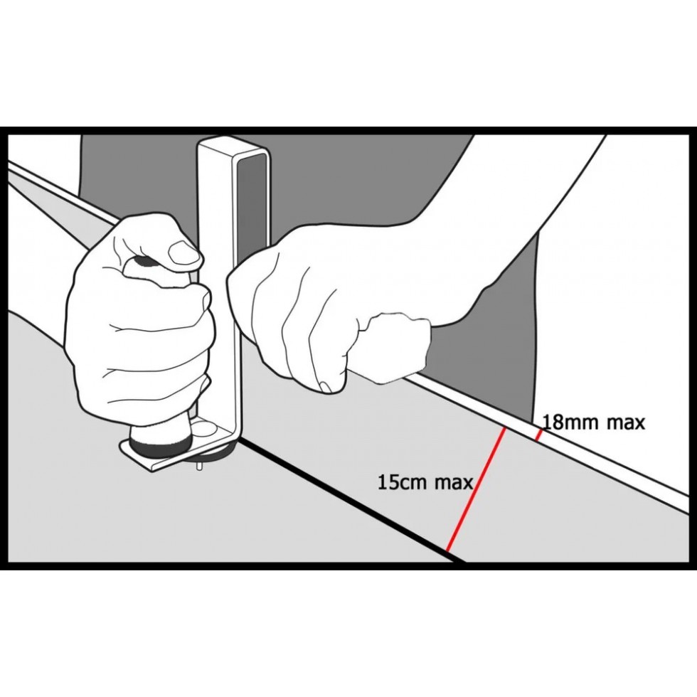 Уред нож за рязане на гипсокартон 18-150мм Mar-Pol Уред нож за рязане на гипсокартон 18-150мм Mar-Pol