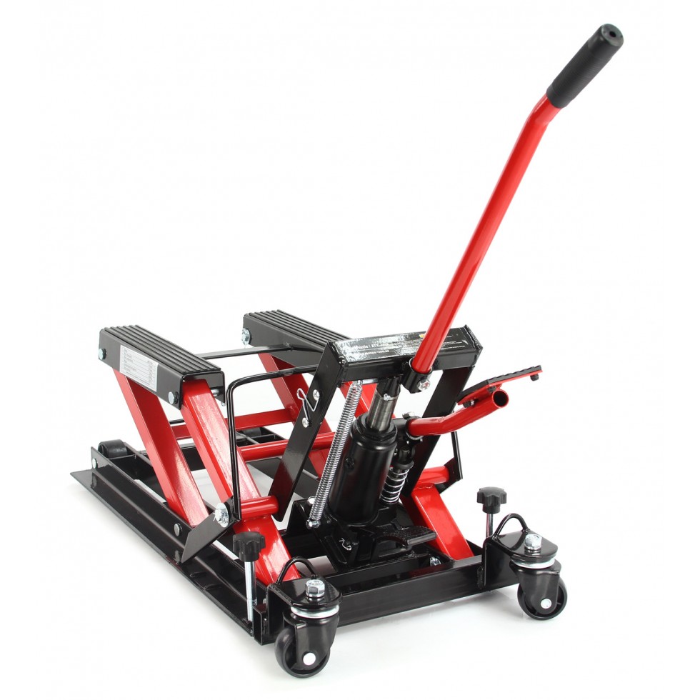 Хидравличен Сервизен Крик за Мотори и ATV Стойка Мотор АТВ HAWEK Полша Хидравличен Сервизен Крик за Мотори и ATV Стойка Мотор АТВ HAWEK Полша