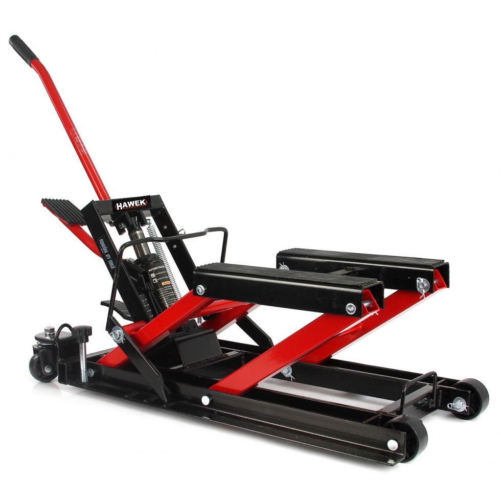 Хидравличен Сервизен Крик за Мотори и ATV Стойка Мотор АТВ HAWEK Полша Хидравличен Сервизен Крик за Мотори и ATV Стойка Мотор АТВ HAWEK Полша