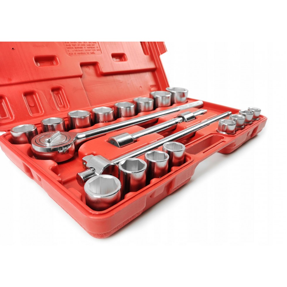 Гедоре 21 части 3/4 6-стенен или 12-стенен 19-50мм Mar-Pol Гедоре 21 части 3/4 6-стенен или 12-стенен 19-50мм Mar-Pol