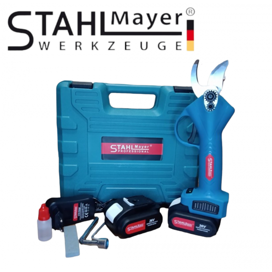 Безжична Градинска Акумулаторна Ножица 36V 8,0AH STAHLMAYER